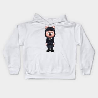 Wednesday Teddy Bear Kids Hoodie